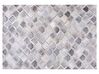 Teppich Kuhfell grau 140 x 200 cm geometrisches Muster AGACLI_689248