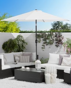 Aurinkovarjo vaalea beige ⌀ 270 cm VARESE