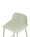 Conjunto de 4 sillas de bar verdes MORA _876362