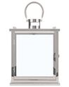 Lampion stalowy 39 cm srebrny TENERIFE_725600