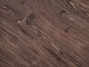 Couchtisch dunkler Holzfarbton / schwarz ø 80 cm TIPPO_851328