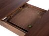 Eettafel uitschuifbaar hout donkerbruin 150 / 190 x 90 cm MADOX_766523
