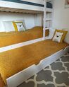 Conjunto de 2 almofadas decorativas amarelas com estampa de urso 45 x 45 cm WARANASI_884310