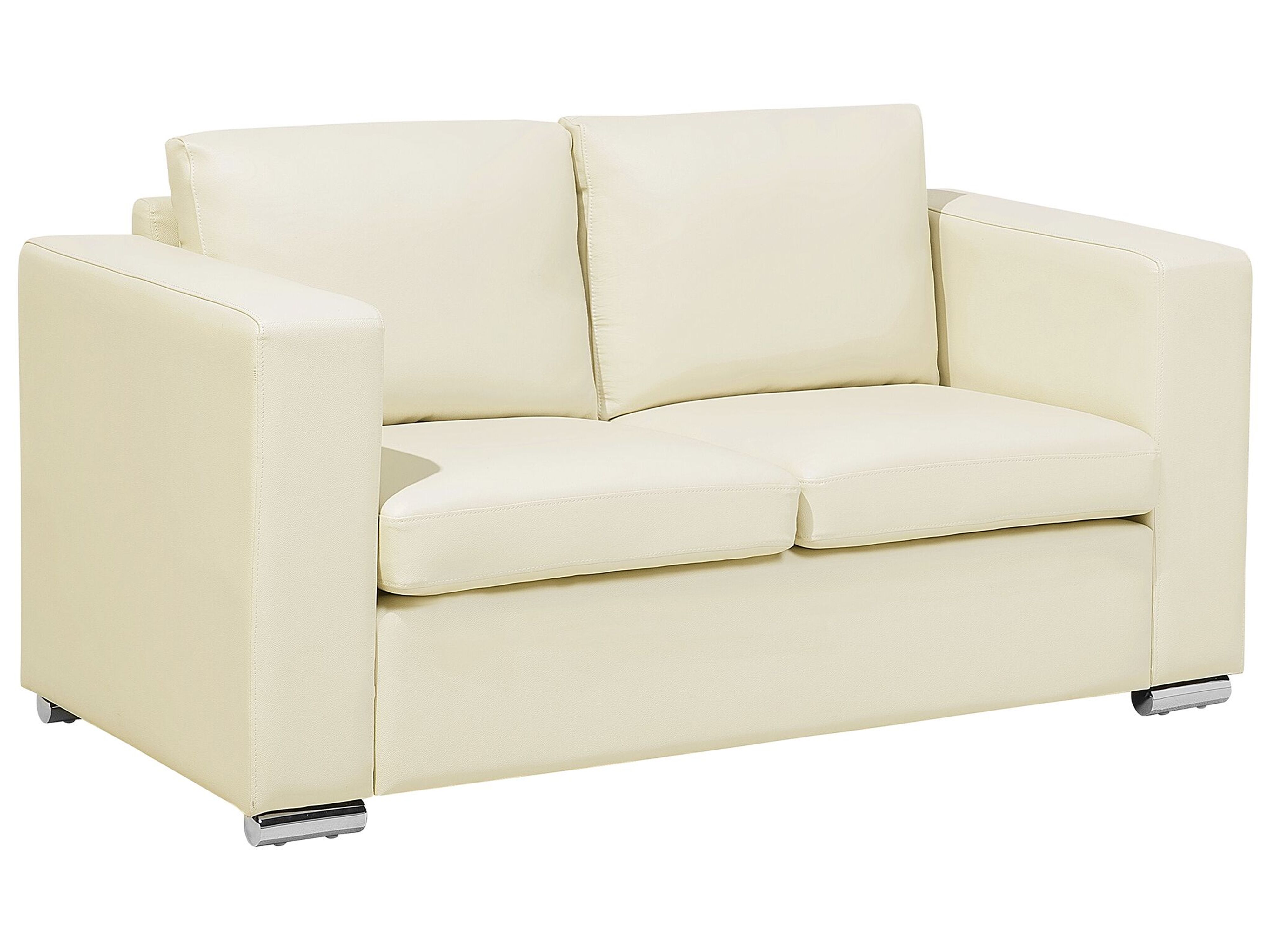 2Sitzer Sofa Leder beige HELSINKI Beliani.ch