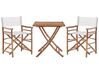 Bamboo Bistro Set Light Wood and Off-White MOLISE_809538