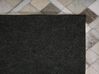 Vloerkleed leer grijs 140 x 200 cm HIRKA_765063