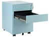 3 Drawer Metal Storage Cabinet Light Blue CAMI_843903