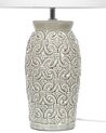 Lámpara de mesa de cerámica gris claro/blanco 48 cm KHOPER_822897