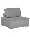 Seduta divano 1 posto in tessuto grigio TIBRO_810926