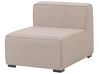 4 Seater Modular Garden Sofa Set Beige AREZZO_848103