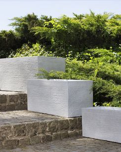 Kukkaruukku savikuituseos valkoinen 60 x 29 x 30 cm MYRA