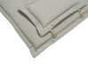 Lot de 2 coussins en tissu gris et beige pour chaises de jardin TOSCANA/JAVA_779700