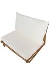 Bamboo Chair Light Wood and White TODI_872101