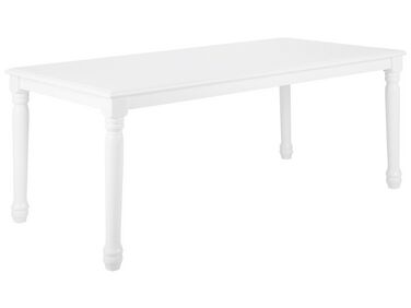 Tavolo da pranzo legno bianco 180 x 90 cm CARY
