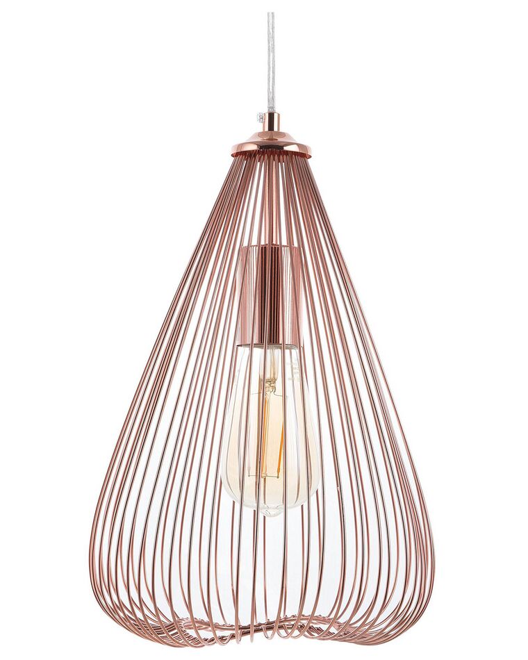 Metal Pendant Lamp Copper CONCA_691069
