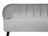3 Seater Velvet Sofa Light Grey ALSVAG_732252