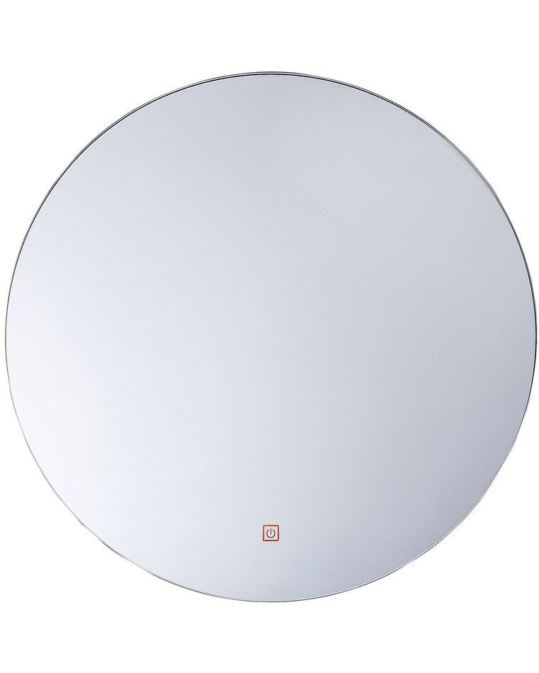 Specchio da parete LED argento ø 60 cm CALLAC_780747