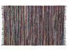 Teppich Baumwolle dunkelbunt 160 x 230 cm Kurzflor DANCA_849407