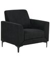 Fabric Armchair Black FENES_897866