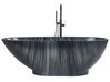 Fekete márványhatású szabadon álló fürdőkád 170 x 80 cm RIOJA_809415