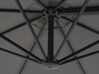 Riippuva aurinkovarjo tummanharmaa ⌀ 295 cm SAVONA II_828616