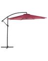 Riippuva aurinkovarjo viininpunainen ⌀ 300 cm RAVENNA_702862