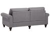 3 Seater Fabric Sofa Grey OTRA II_763285