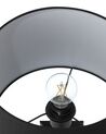Zestaw 2 lamp stołowych metalowy czarny STILETTO _837890