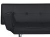 Faux Leather Sofa Bed Black BRISTOL_742910