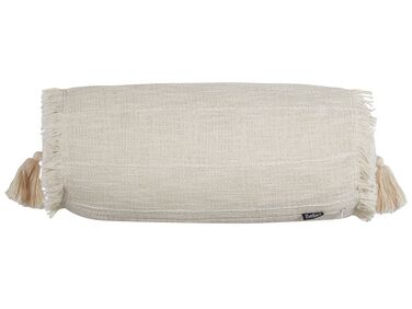 Cotton Cushion 20 x 50 cm Beige NAHLEH
