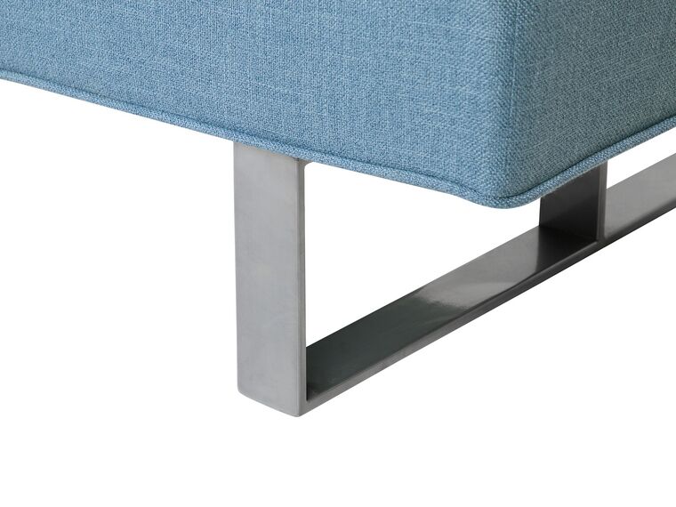 Fabric Sofa Bed Blue DUBLIN Beliani.co.uk