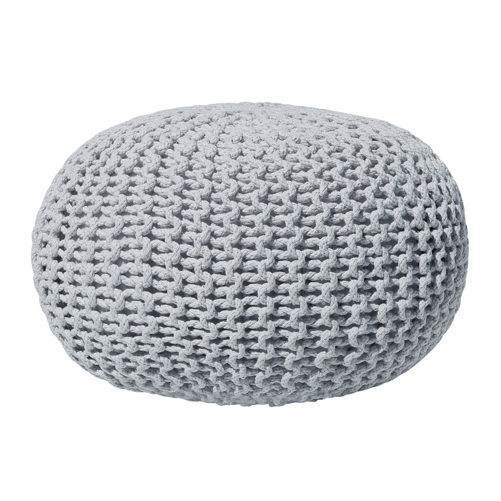 Puf 40 x 25 cm jasnoszary CONRAD