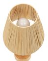 Lámpara de mesa de madera de roble clara/natural 41 cm MORONA_871545