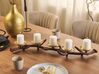 Metal Candleholder Brown and Gold CLEONAE_823102
