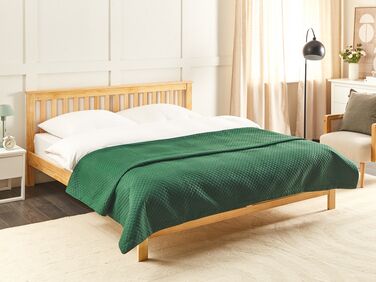 Quilted Bedspread 220 x 240 cm Green NAPE