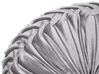 Cuscino decorativo velluto grigio ⌀ 40 cm UDALA_854723