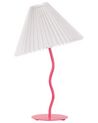 Rózsaszín fém asztali lámpa 48 cm ALWERO_898028