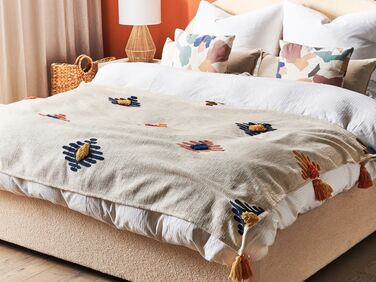 Cotton Blanket 130 x 180 cm Multicolour MUNGER