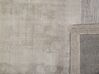 Teppich hellgrau-dunkelgrau 160 x 230 cm Kurzflor ERCIS_710311