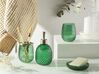 4 accessoires de salle de bains en céramique verte CANOA_825322