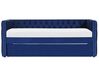 Cama dupla em veludo azul marinho 90 x 200 cm GASSIN_779317