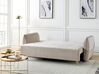 Canapé-lit en velours avec rangement taupe VALLANES_904091