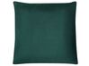 Set of 2 Velvet Cushions 45 x 45 cm Green CEROPEGIA_810854