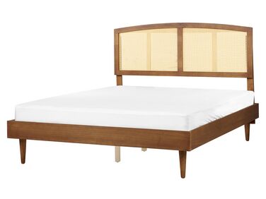Drevená posteľ 160 x 200 cm svetlé drevo VARZY