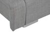 Fabric EU Double Bed Grey NANTES_745946