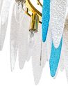 Kronleuchter Glas mehrfarbig Wasserfall-Optik 8-flammig MALACCA_882090