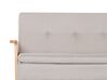 Canapé-lit en tissu beige TJORN_813472