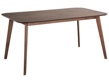 Jídelní stůl 150 x 90 cm tmavé dřevo EPHRATA