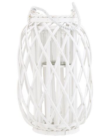 Lanterna decorativa branca 40 cm MAURITIUS