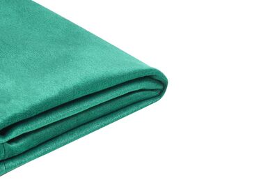 Capa em veludo verde escuro 90 x 200 cm para cama FITOU